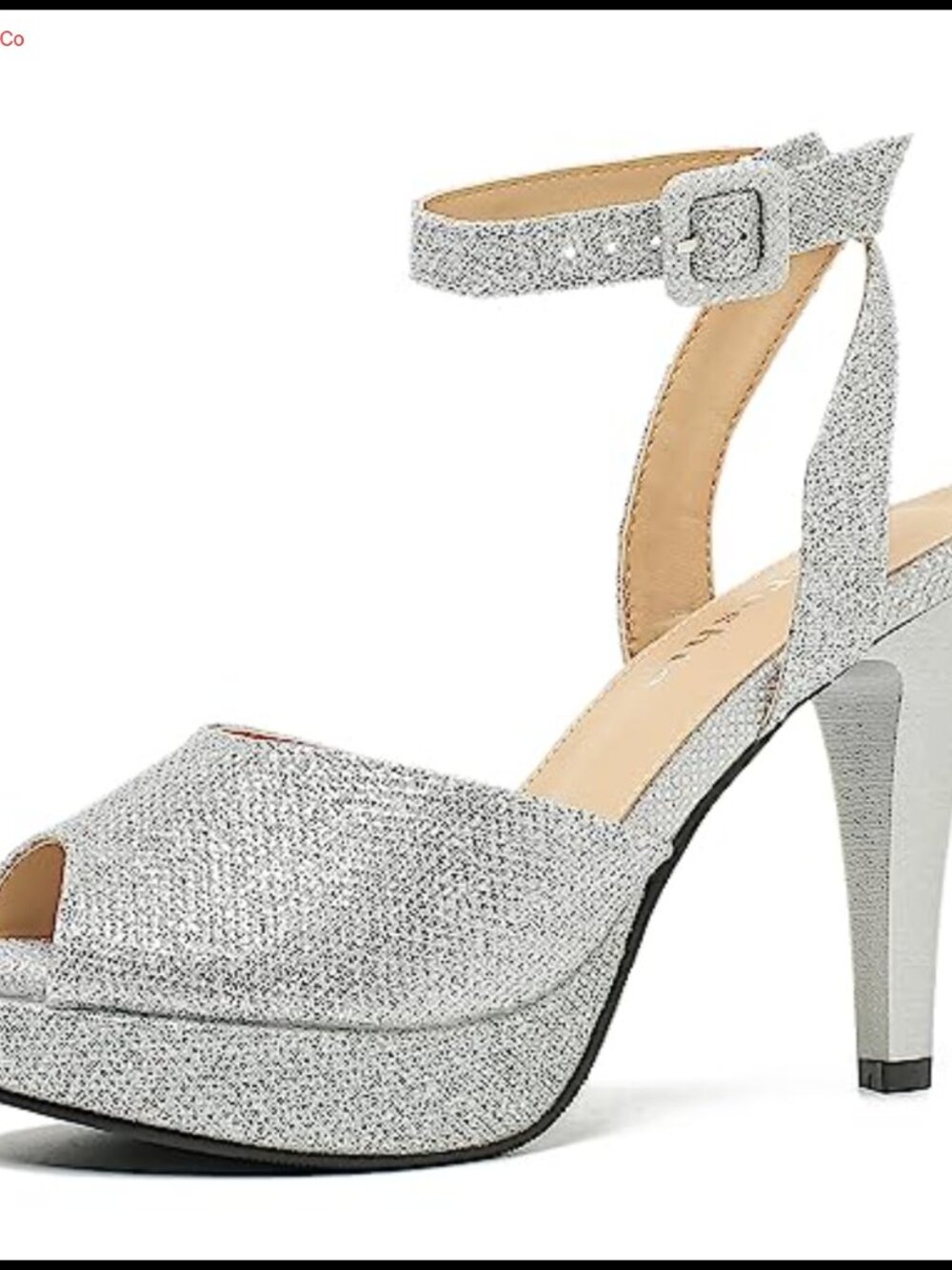 Women's Platform High Heel Sandals Peep Toe Ankle Strap Slingback Dress Shoes